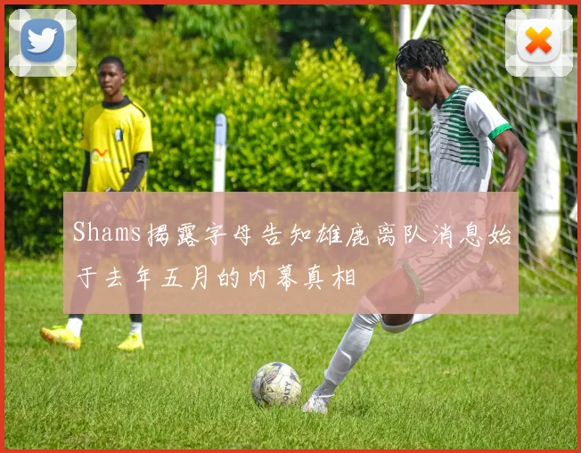 Shams揭露字母告知雄鹿离队消息始于去年五月的内幕真相